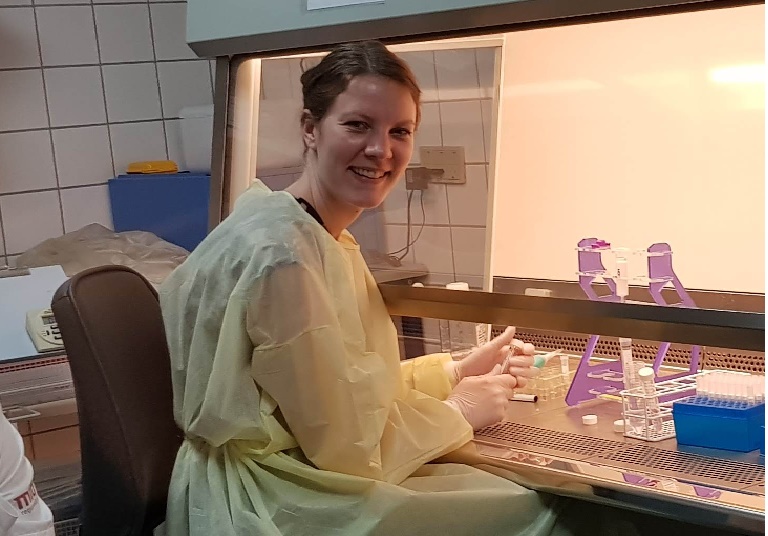 Anne Borup, a member of the Aarhus group of evFOUNDRY, has been volunteering at the Aarhus University Hospital during the COVID-19 pandemic